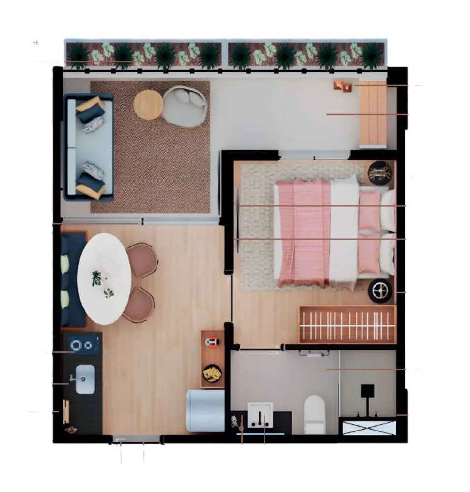 Apartamento, 2 quartos, 48 m² - Foto 8