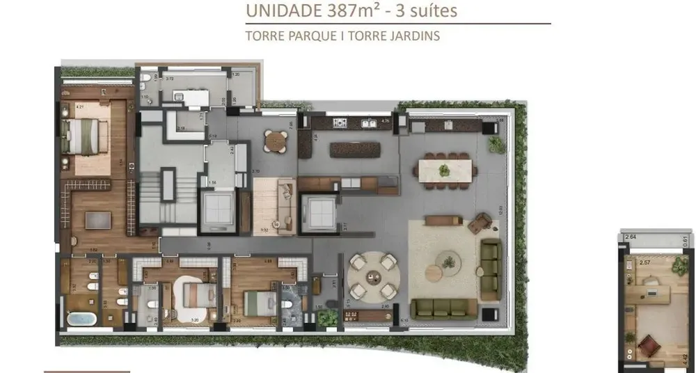 Apartamento, 4 quartos, 595 m² - Foto 12