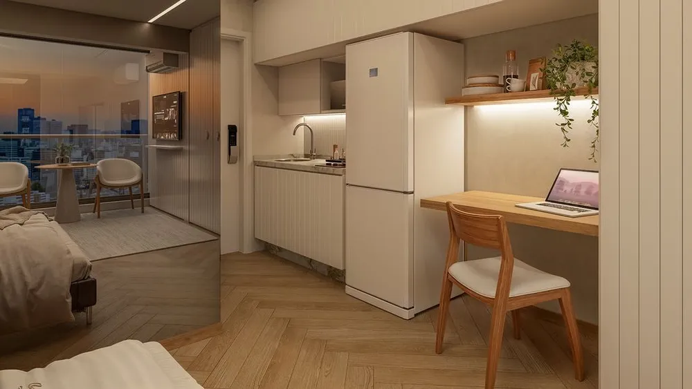 Kitnet-Studio, 27 m² - Foto 2