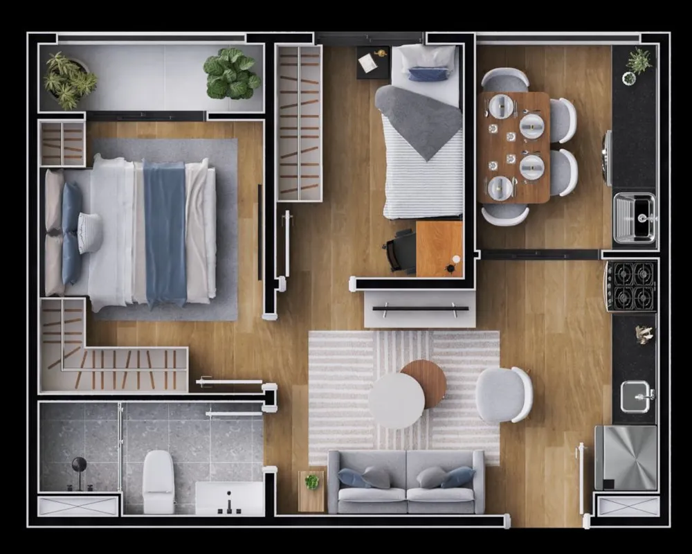 Apartamento, 2 quartos, 35 m² - Foto 11