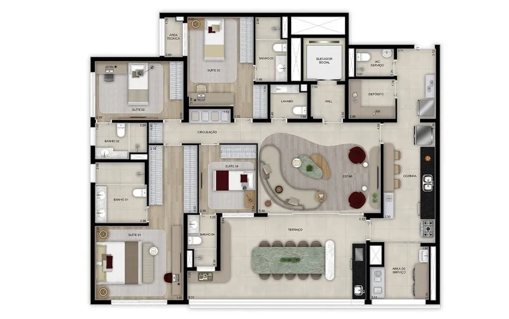Apartamento, 3 quartos, 120 m² - Foto 8