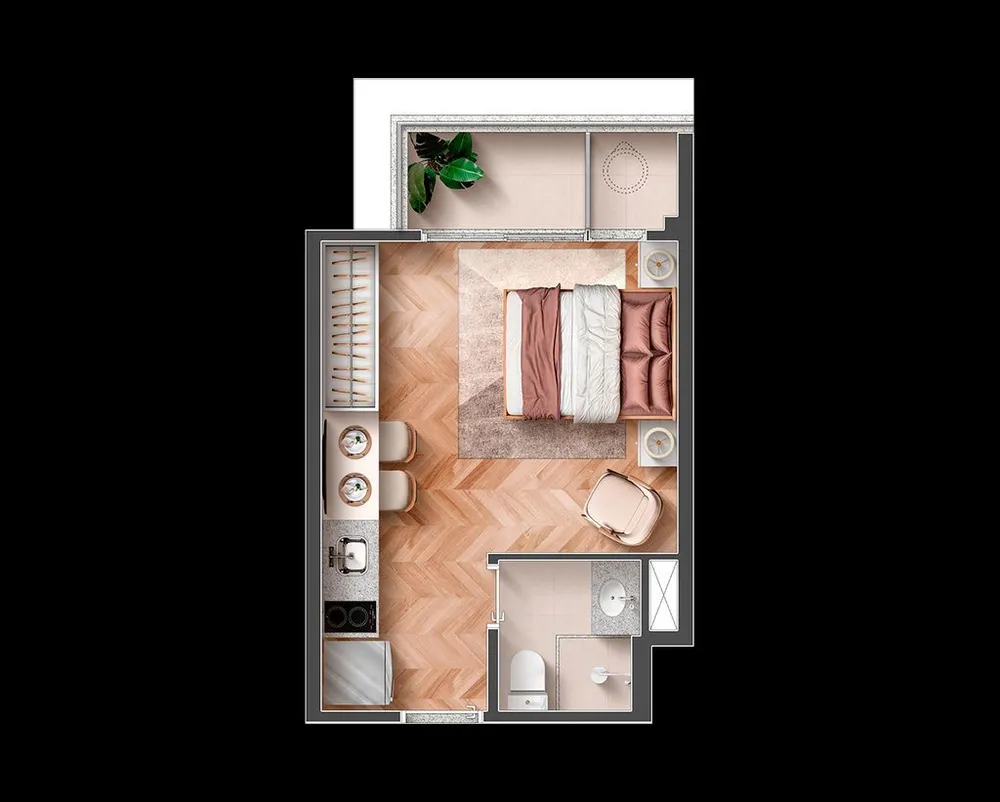 Apartamento, 2 quartos, 55 m² - Foto 8