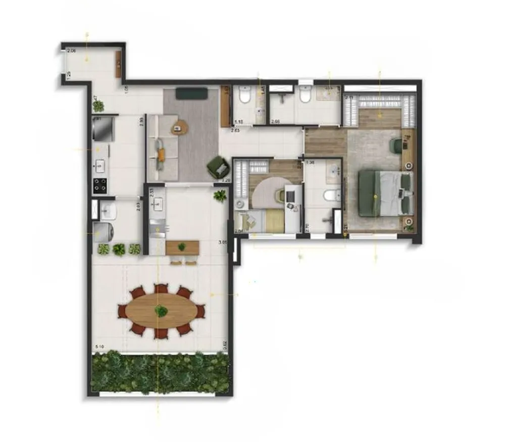 Apartamento, 2 quartos, 72 m² - Foto 8