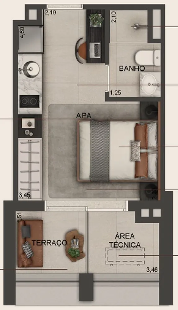 Kitnet-Studio, 21 m² - Foto 11