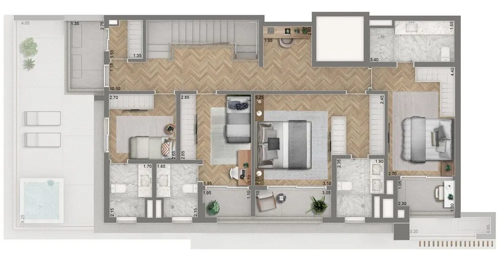 Apartamento, 4 quartos, 155 m² - Foto 4