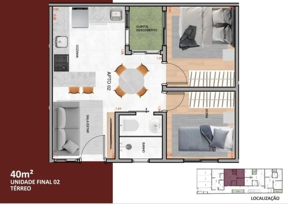Apartamento, 1 quarto, 30 m² - Foto 5