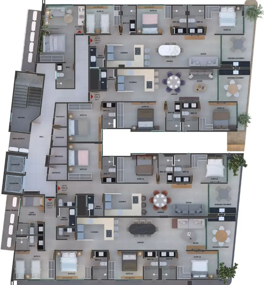 Apartamento, 2 quartos, 48 m² - Foto 6