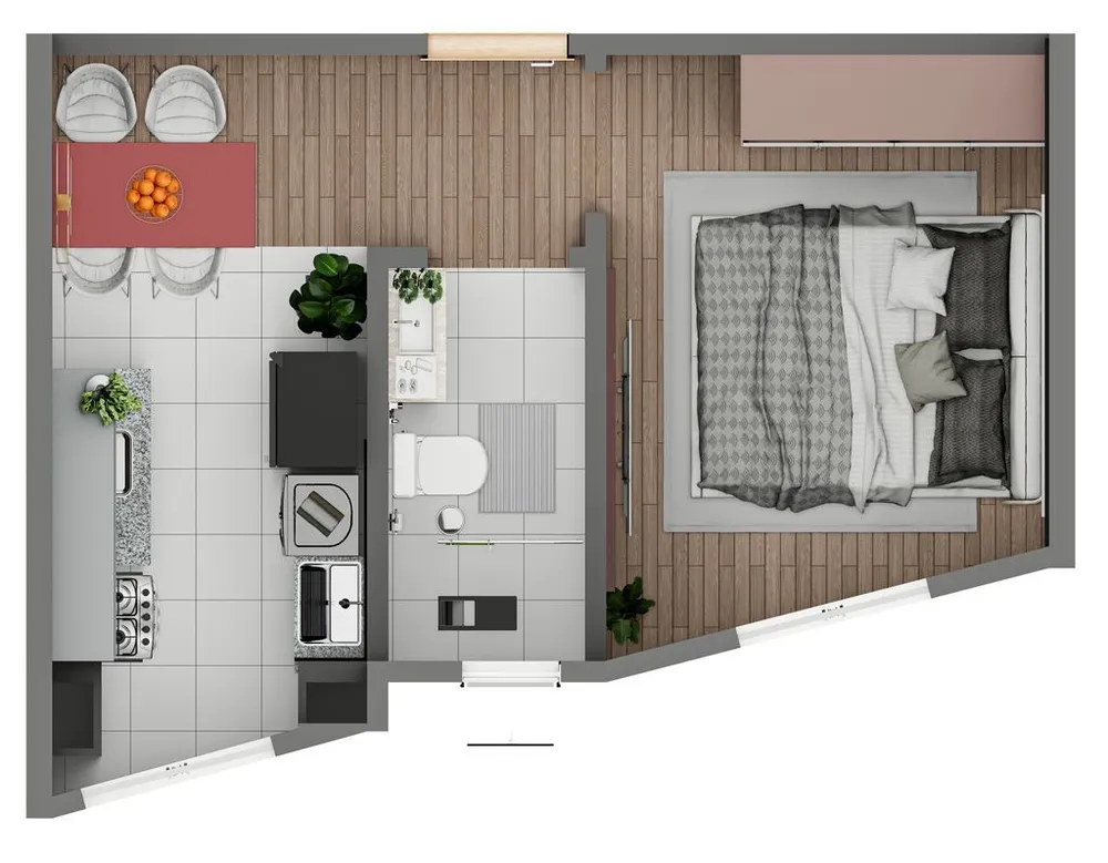 Apartamento, 1 quarto, 26 m² - Foto 12