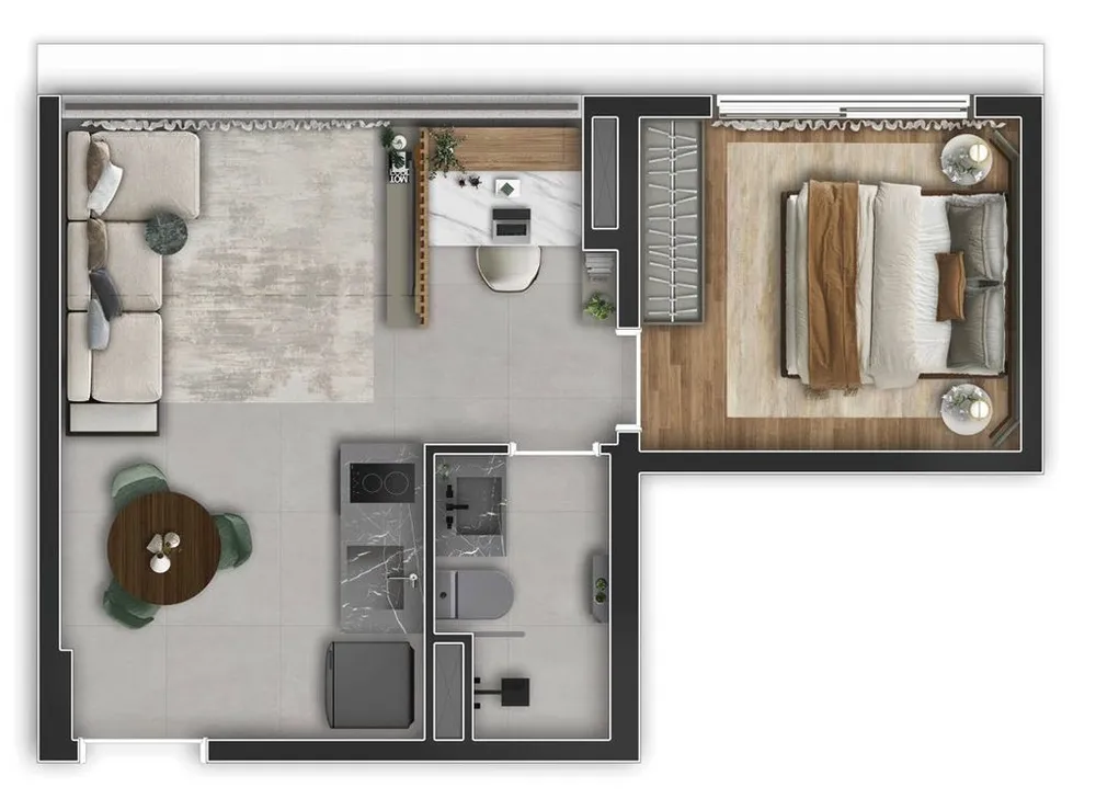 Apartamento, 1 quarto, 33 m² - Foto 10
