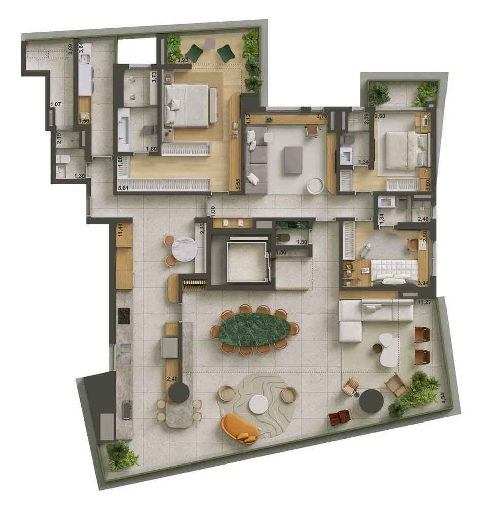 Apartamento, 4 quartos, 219 m² - Foto 9