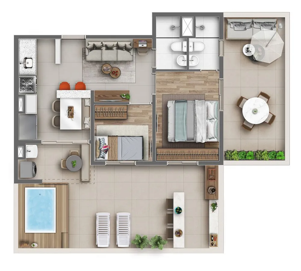 Apartamento, 2 quartos, 78 m² - Foto 4