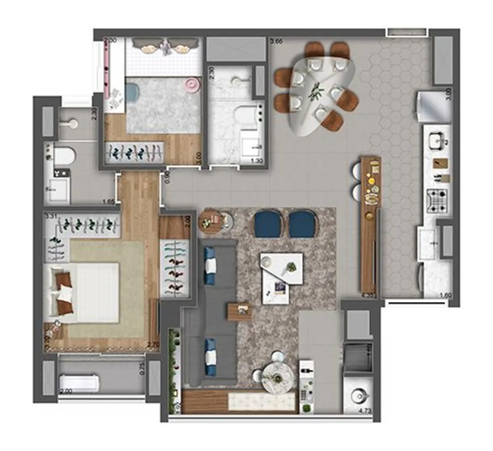 Kitnet-Studio, 26 m² - Foto 6