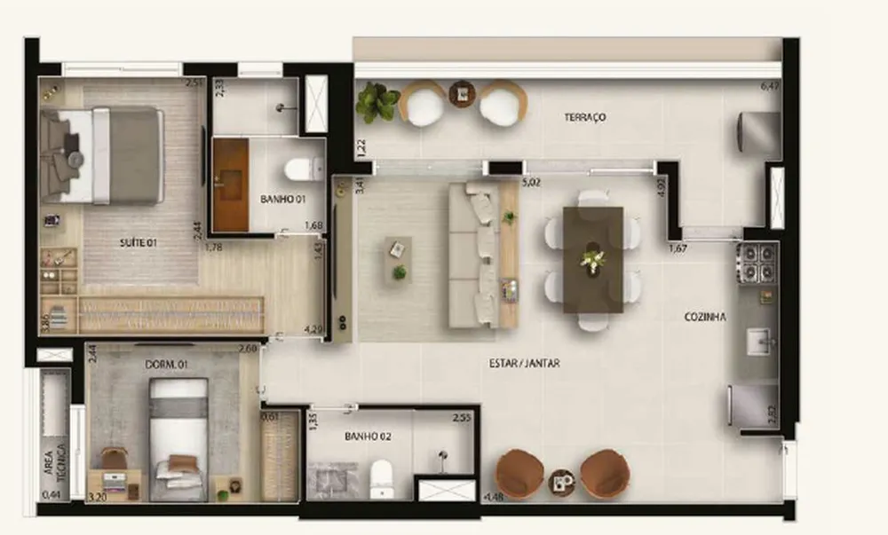 Apartamento, 3 quartos, 76 m² - Foto 12