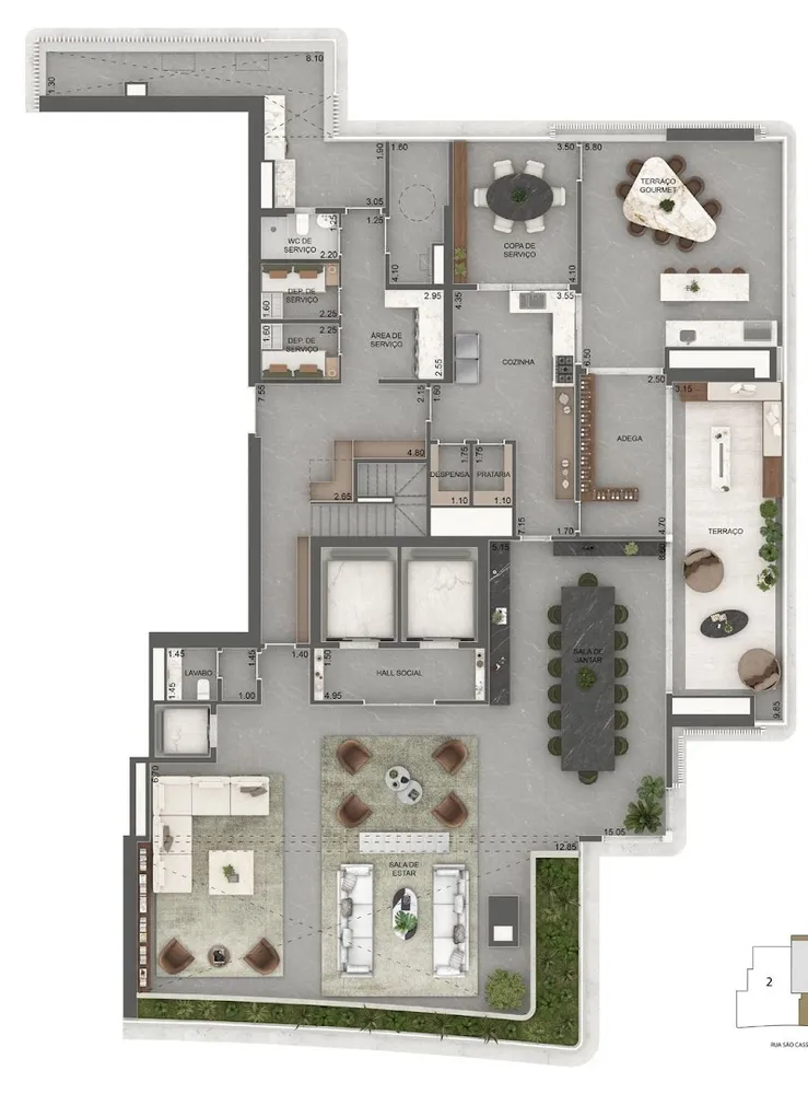 Apartamento, 4 quartos, 436 m² - Foto 8
