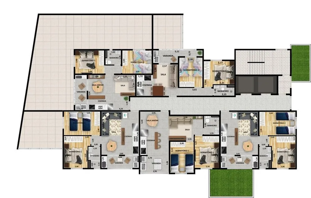 Apartamento, 2 quartos, 45 m² - Foto 12