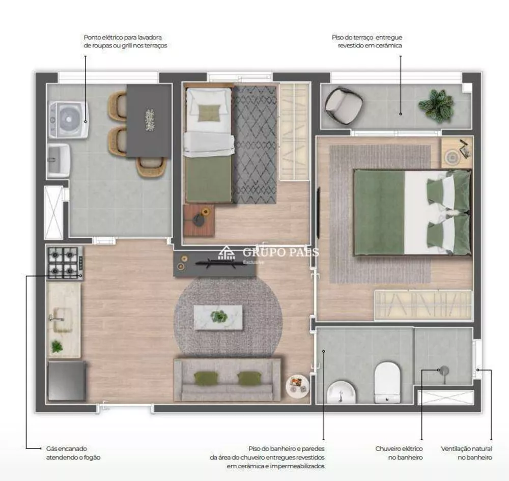 Apartamento, 2 quartos, 1500 m² - Foto 5
