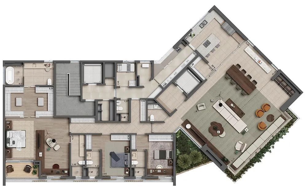 Cobertura, 4 quartos, 663 m² - Foto 11