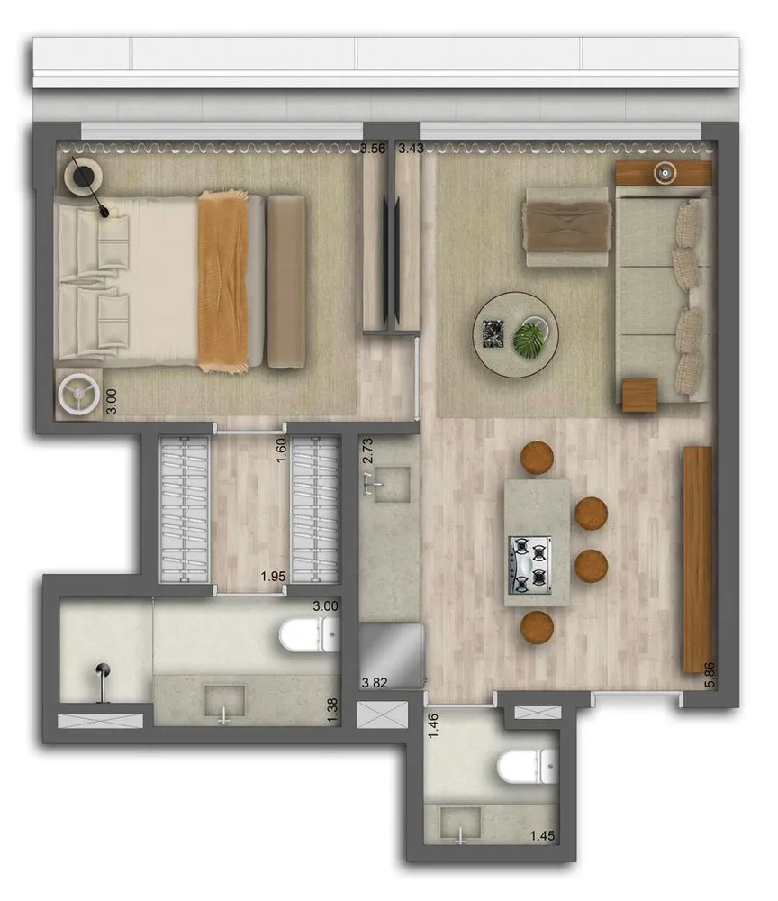Apartamento, 2 quartos, 114 m² - Foto 8