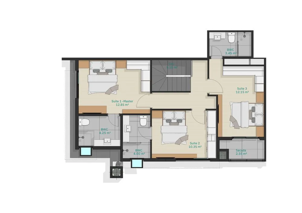 Apartamento, 3 quartos, 213 m² - Foto 6