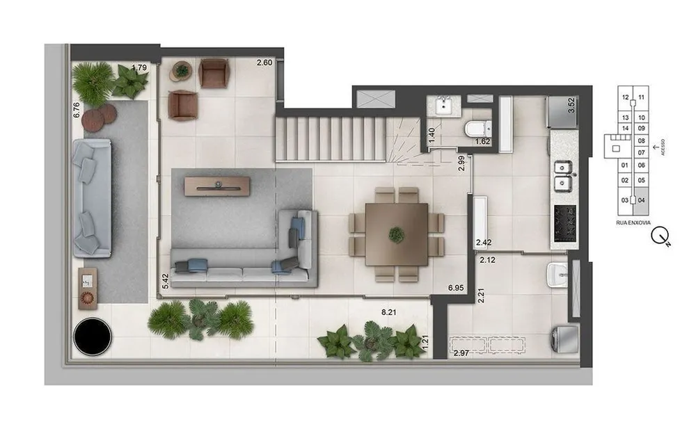 Kitnet-Studio, 32 m² - Foto 2