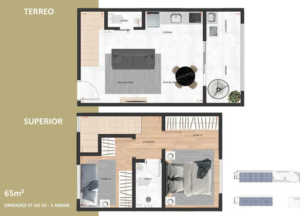 Kitnet-Studio, 30 m² - Foto 2