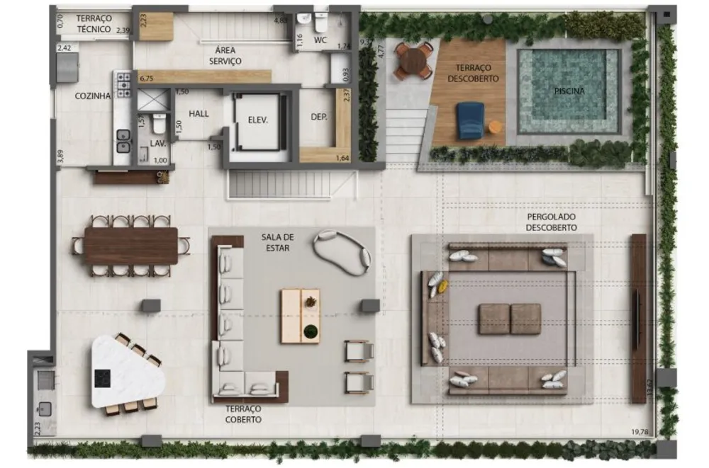 Cobertura, 3 quartos, 392 m² - Foto 5