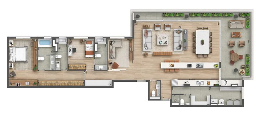 Apartamento, 3 quartos, 188 m² - Foto 16