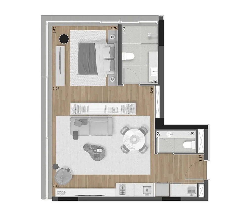 Apartamento, 2 quartos, 99 m² - Foto 9