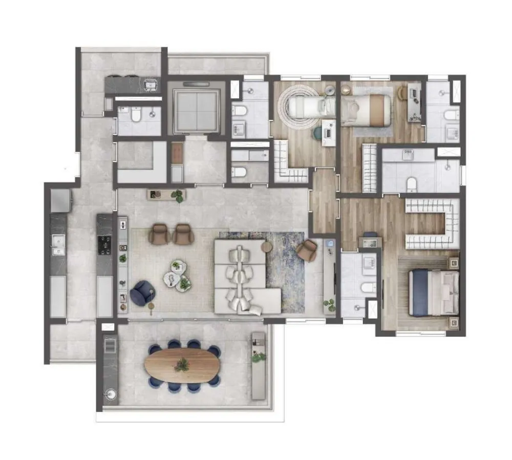 Apartamento, 3 quartos, 160 m² - Foto 9