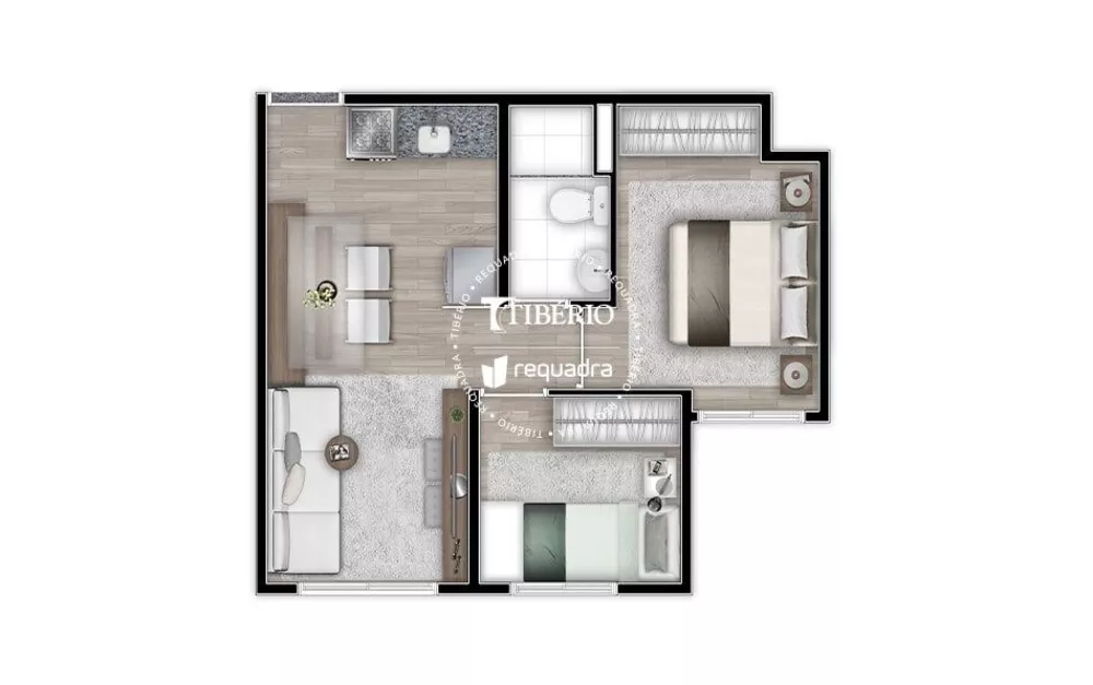 Apartamento, 1 quarto, 33 m² - Foto 4