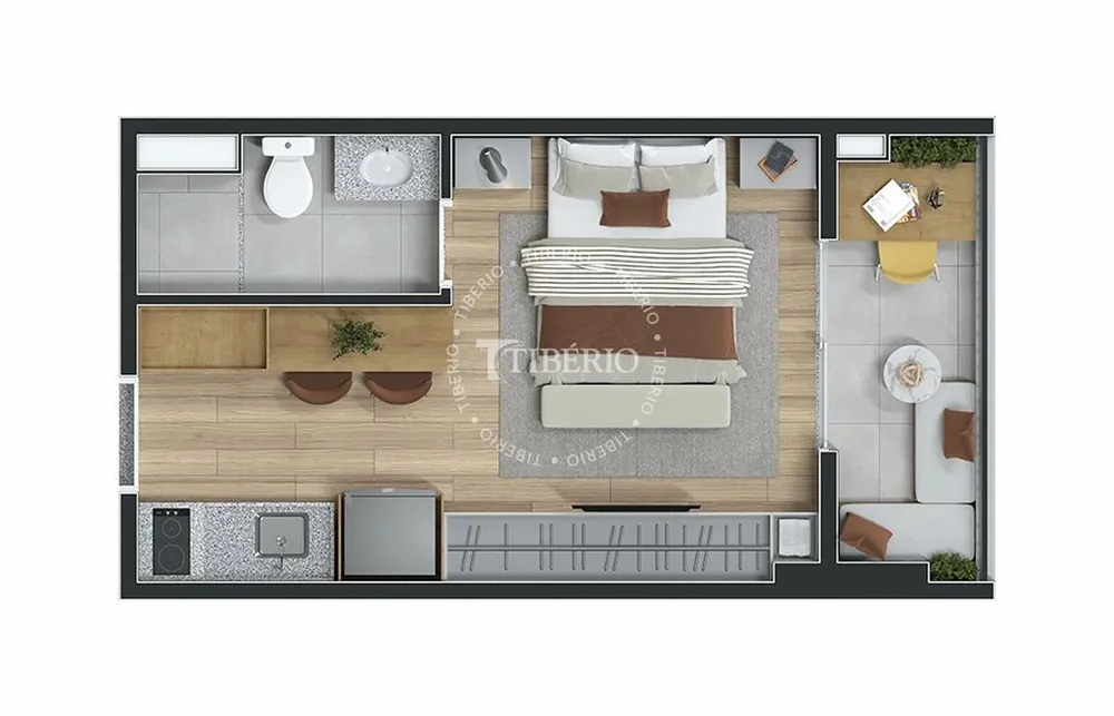 Apartamento, 1 quarto, 40 m² - Foto 8