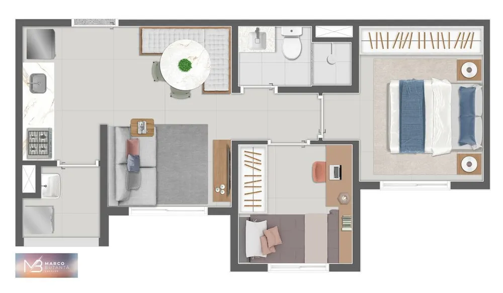 Apartamento, 2 quartos, 43 m² - Foto 5