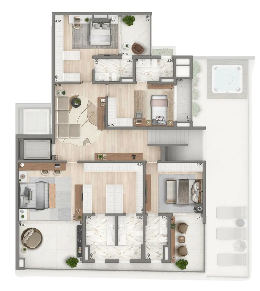 Apartamento, 4 quartos, 251 m² - Foto 10