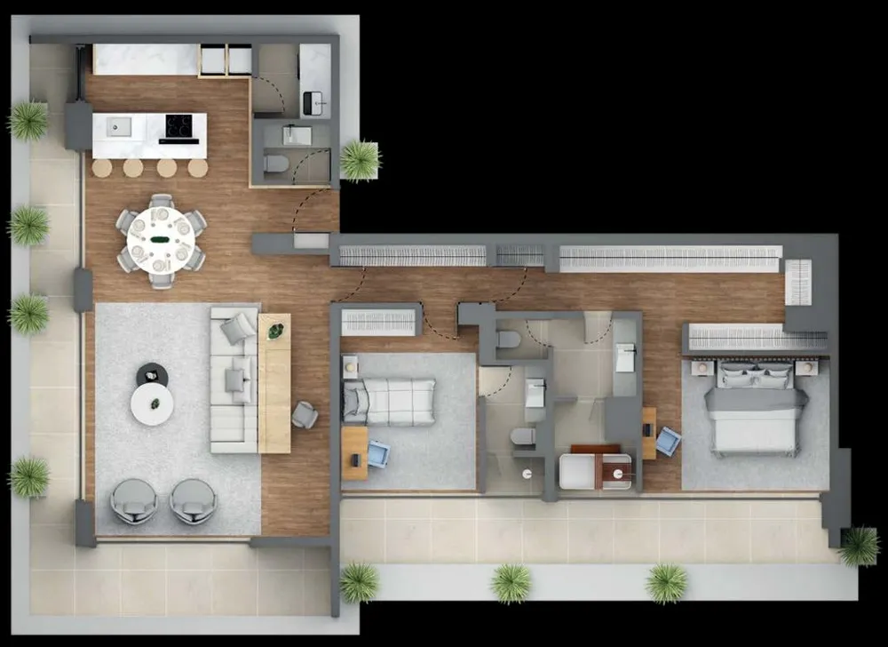 Apartamento, 1 quarto, 82 m² - Foto 10