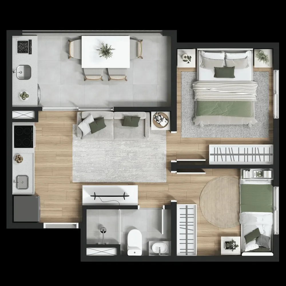 Apartamento, 1 quarto, 29 m² - Foto 11