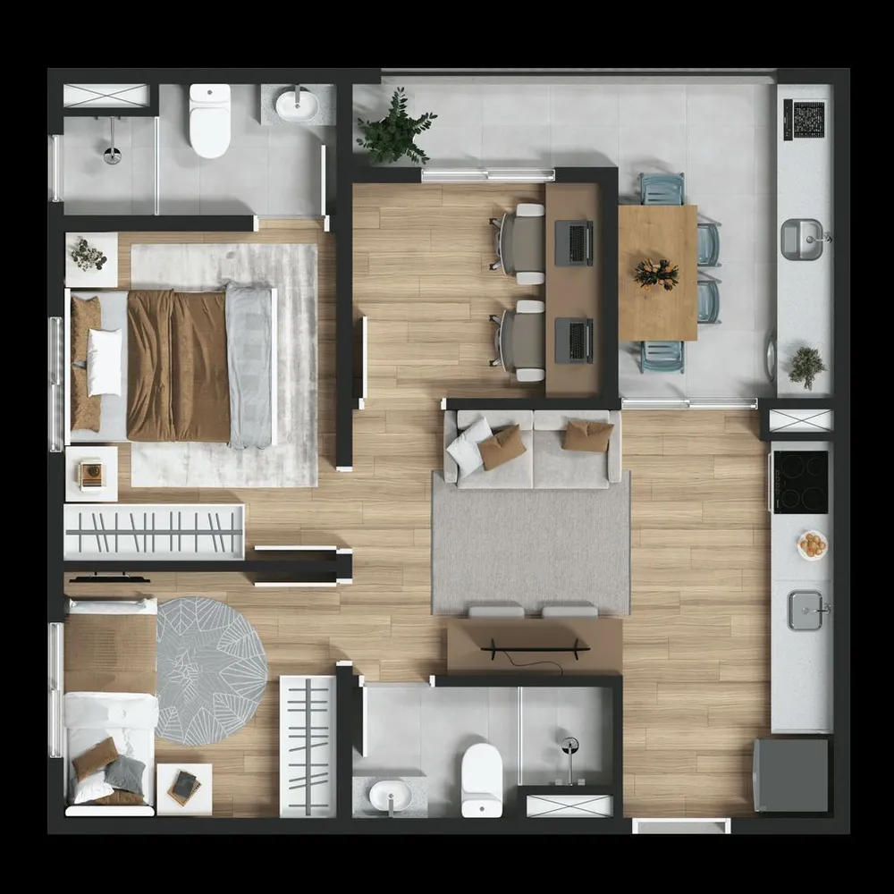 Apartamento, 1 quarto, 29 m² - Foto 1