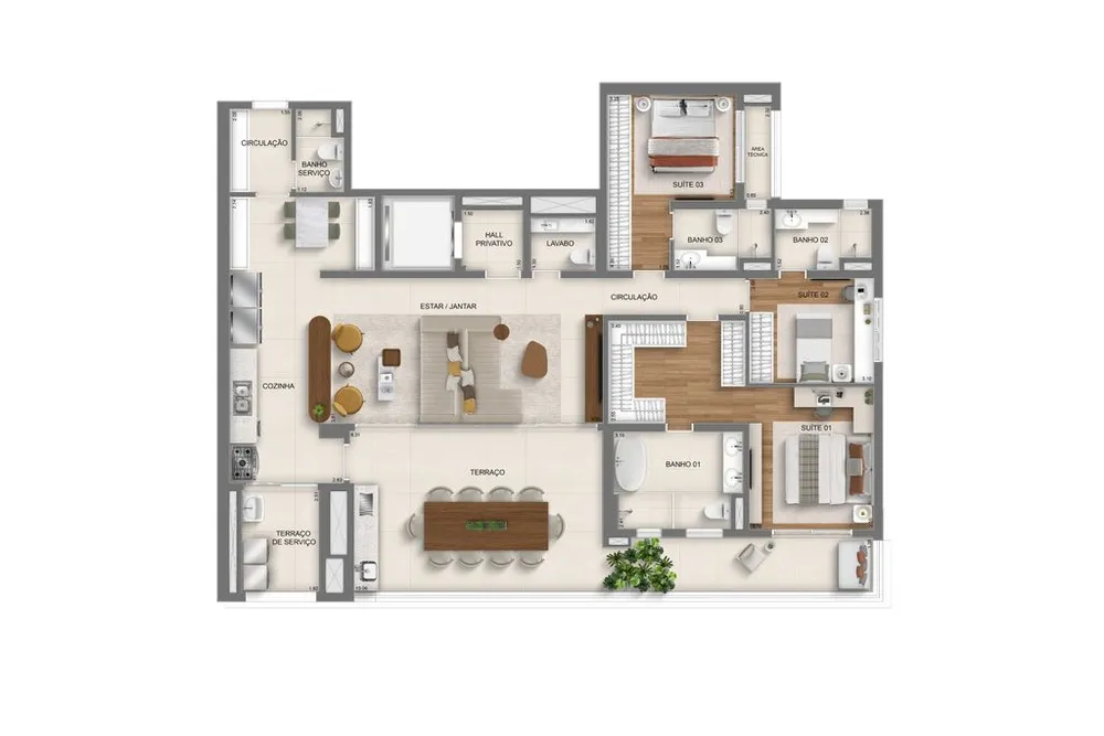 Apartamento, 4 quartos, 268 m² - Foto 12