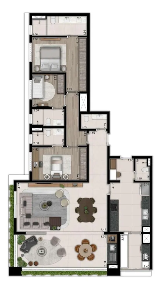 Apartamento, 3 quartos, 316 m² - Foto 5