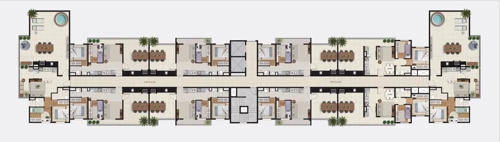 Cobertura, 2 quartos, 56 m² - Foto 4