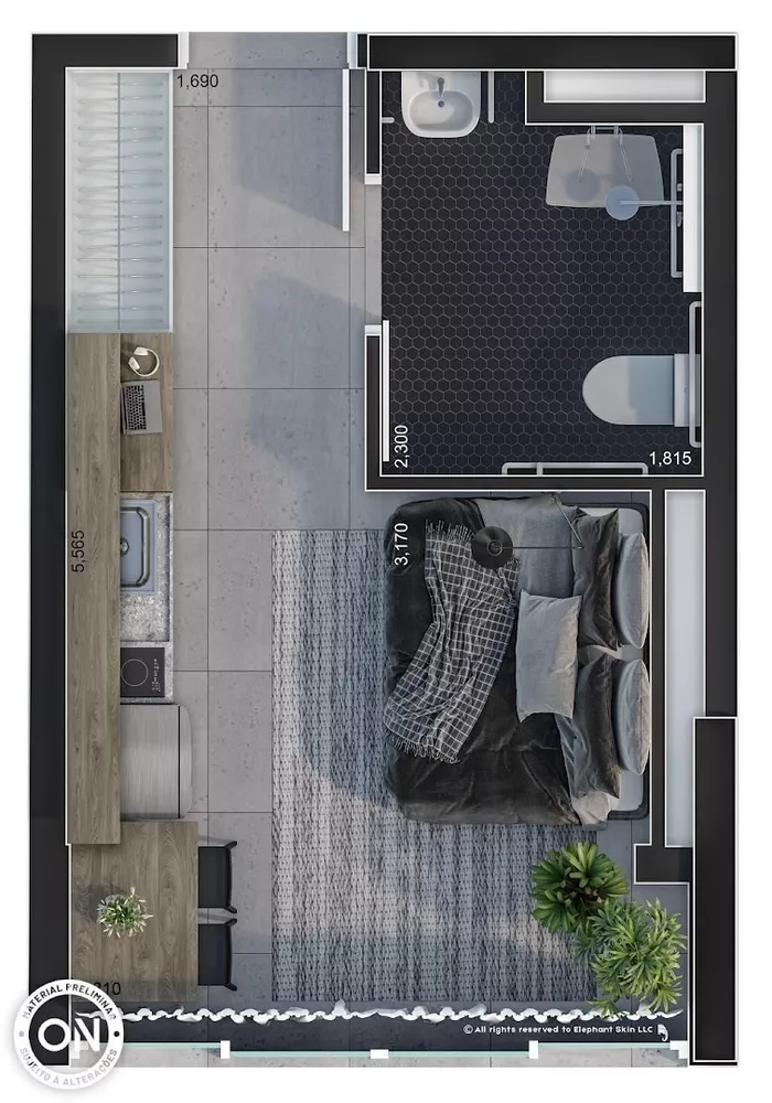 Kitnet-Studio, 40 m² - Foto 12