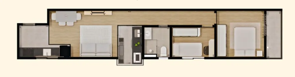 Apartamento, 1 quarto, 27 m² - Foto 9