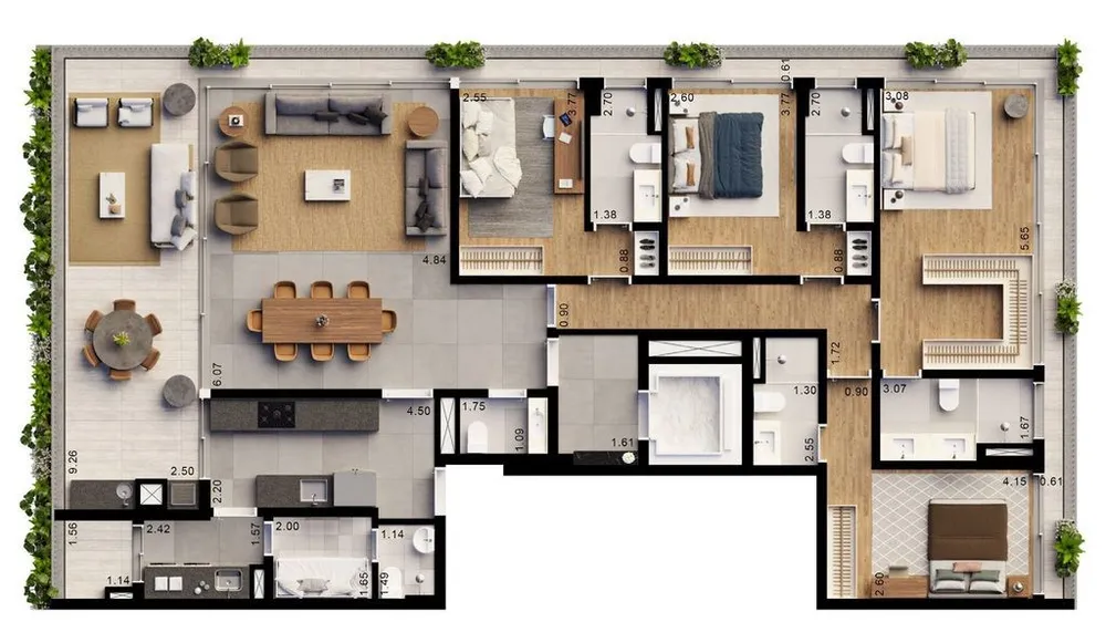 Apartamento, 2 quartos, 171 m² - Foto 7