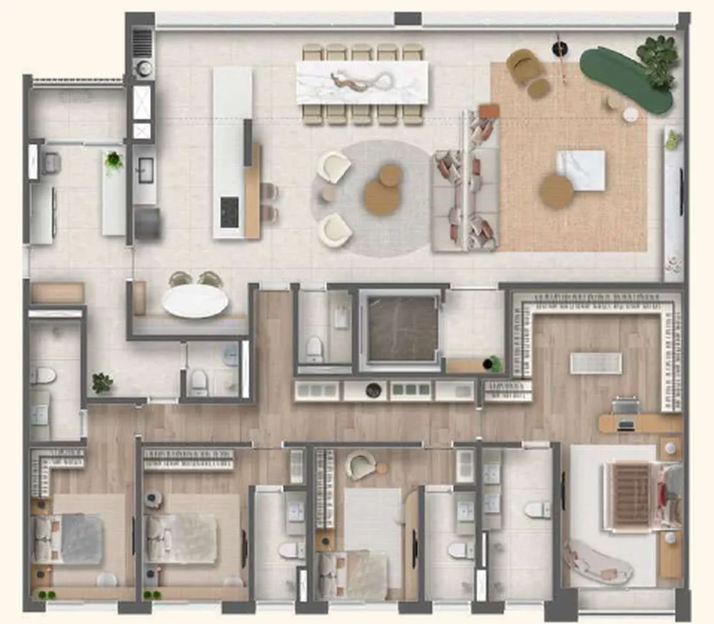 Cobertura, 3 quartos, 368 m² - Foto 10