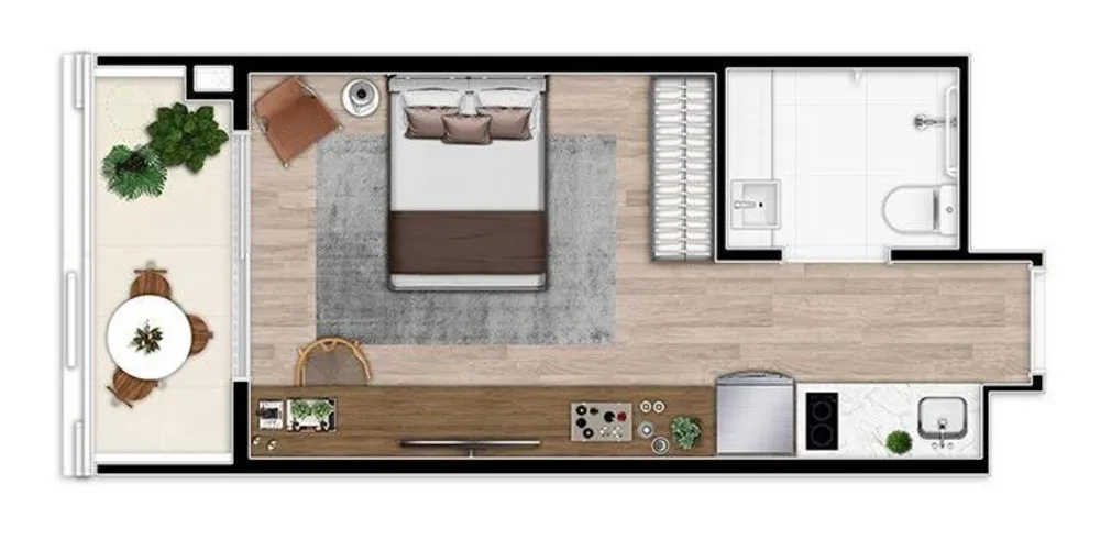 Kitnet-Studio, 26 m² - Foto 11