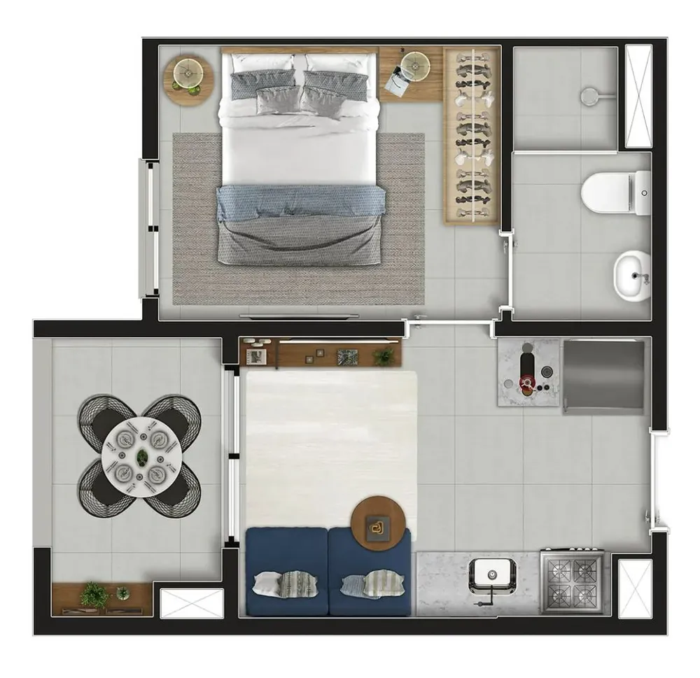 Kitnet-Studio, 24 m² - Foto 8