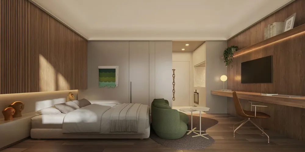 Apartamento, 1 quarto, 28 m² - Foto 2