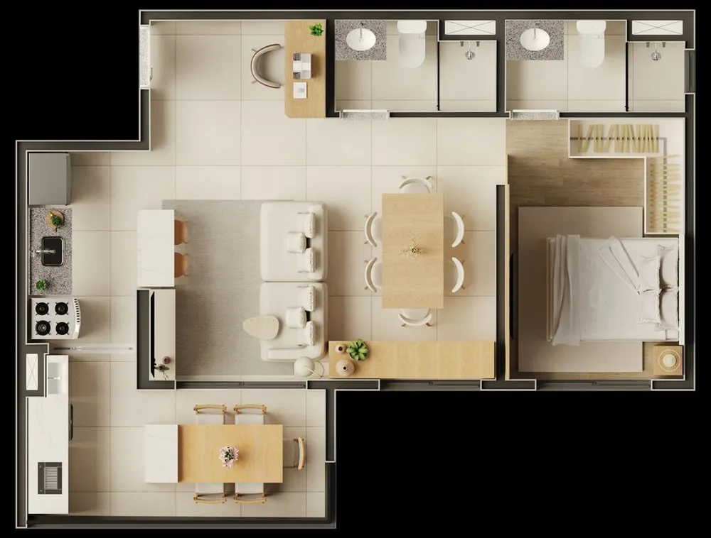 Apartamento, 2 quartos, 46 m² - Foto 12
