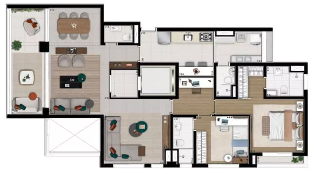 Apartamento, 3 quartos, 127 m² - Foto 8