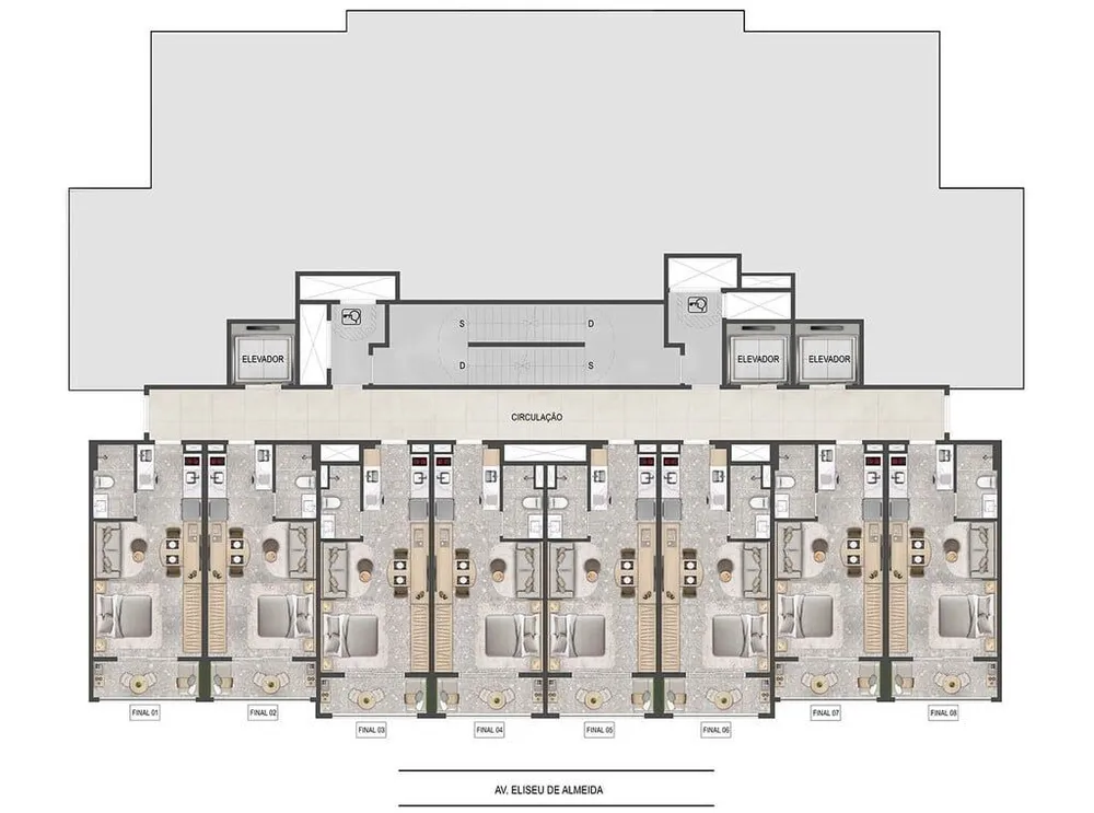 Kitnet-Studio, 33 m² - Foto 7
