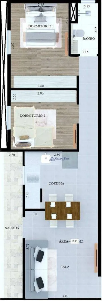 Apartamento, 2 quartos, 43 m² - Foto 10